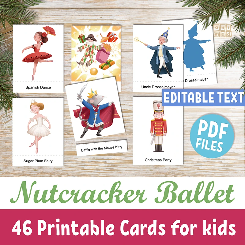 Discover the Magic of Christmas : Nutcracker Ballet Flashcards